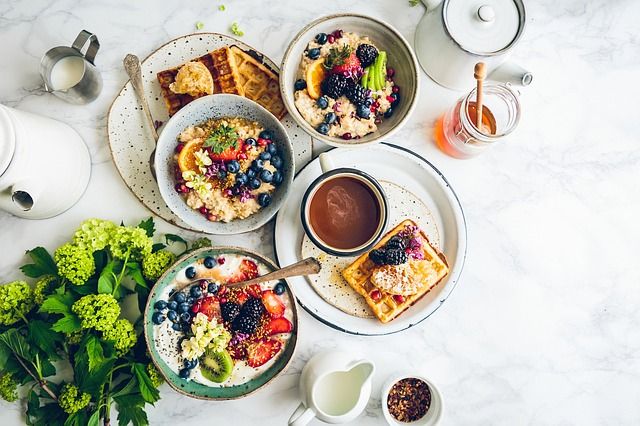 Potraviny zdravé raňajky